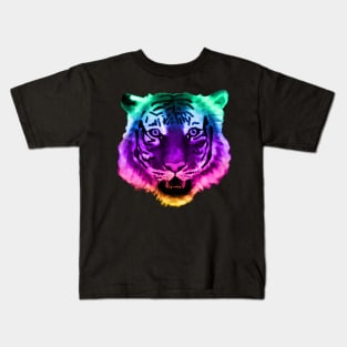 Rainbow Tiger Kids T-Shirt